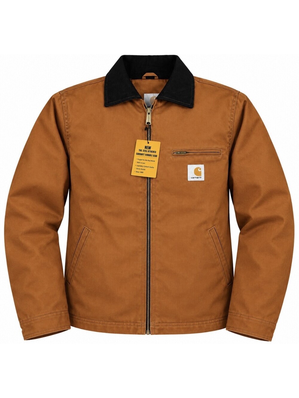 Carhartt Work Jacket Coat Adult Size Medium Sand Stone Lose Fit Insulated New